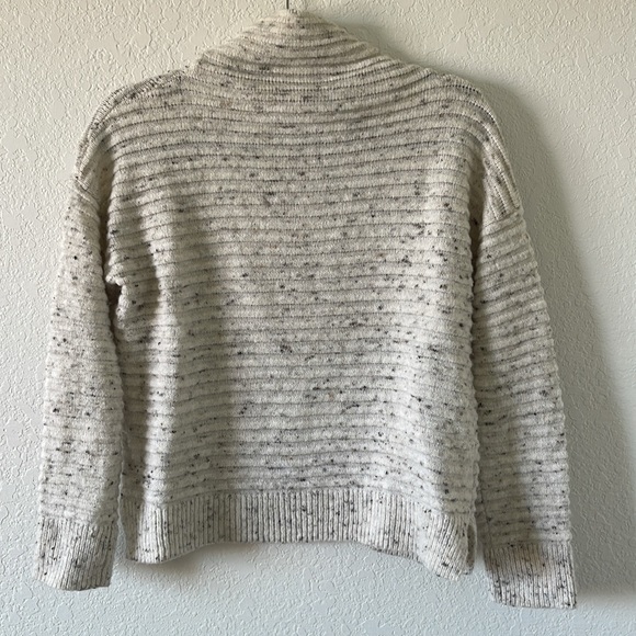 Madewell Marled Belmont Donegal Mock Neck Sweater Small - Picture 8 of 8